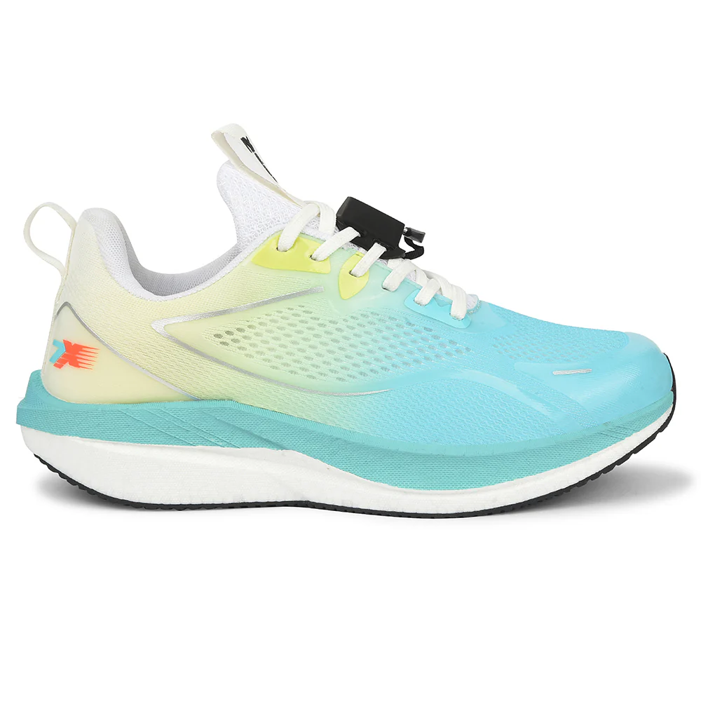Leap7x Sea Green Sports Lacing Running Shoes For Men XLM-06MS By Liberty - Image 2