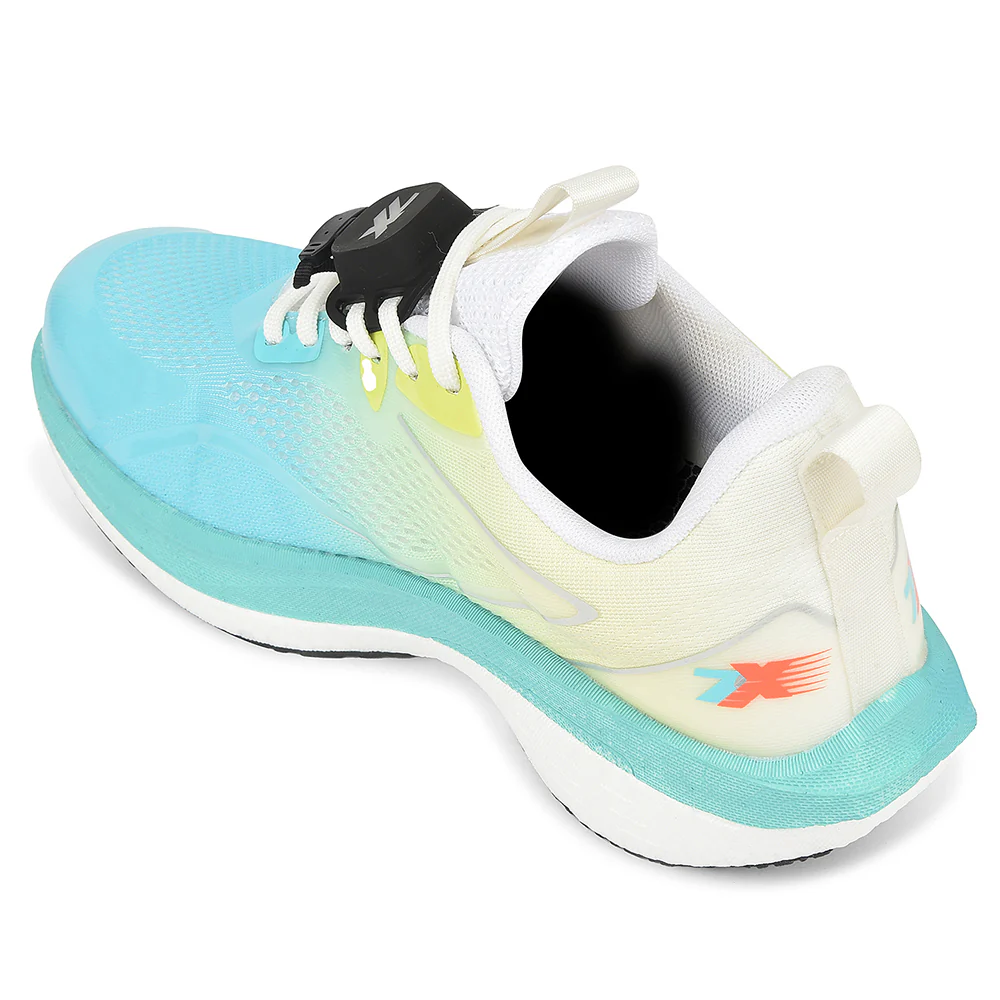 Leap7x Sea Green Sports Lacing Running Shoes For Men XLM-06MS By Liberty - Image 5
