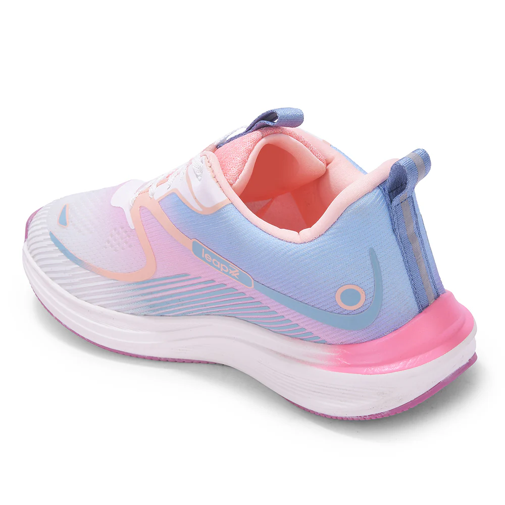 Leap7x SINESTAR-E Pink Sports Lacing Running Shoes For Women By Liberty - Image 5