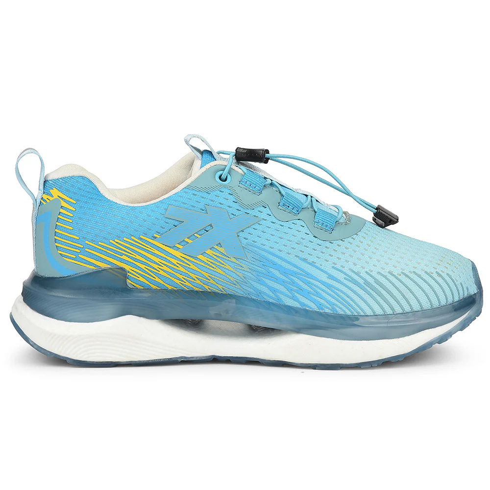 Leap7x Sky Blue Sports Lacing Running Shoes For Women CHELSY-3 By Liberty - Image 2