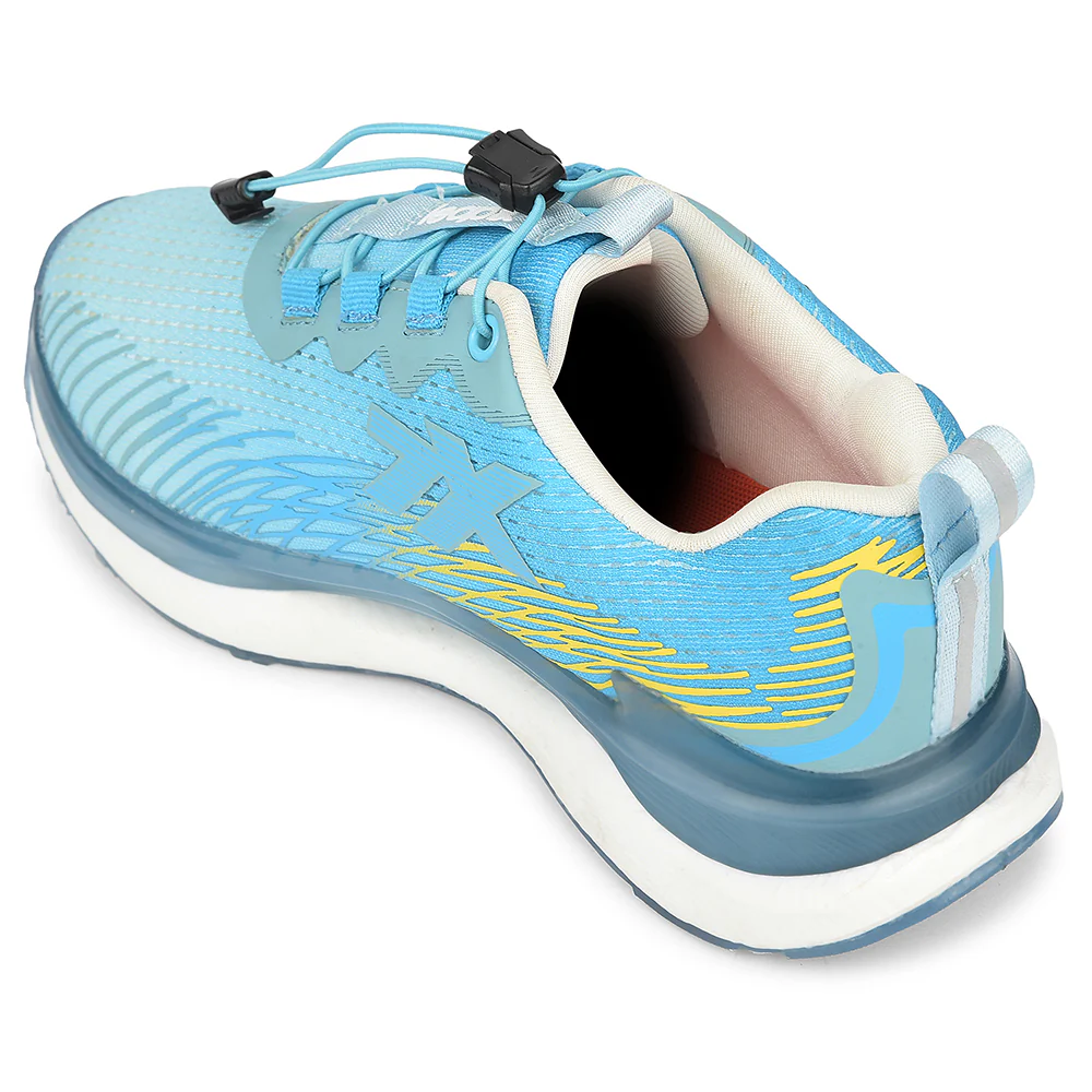 Leap7x Sky Blue Sports Lacing Running Shoes For Women CHELSY-3 By Liberty - Image 5