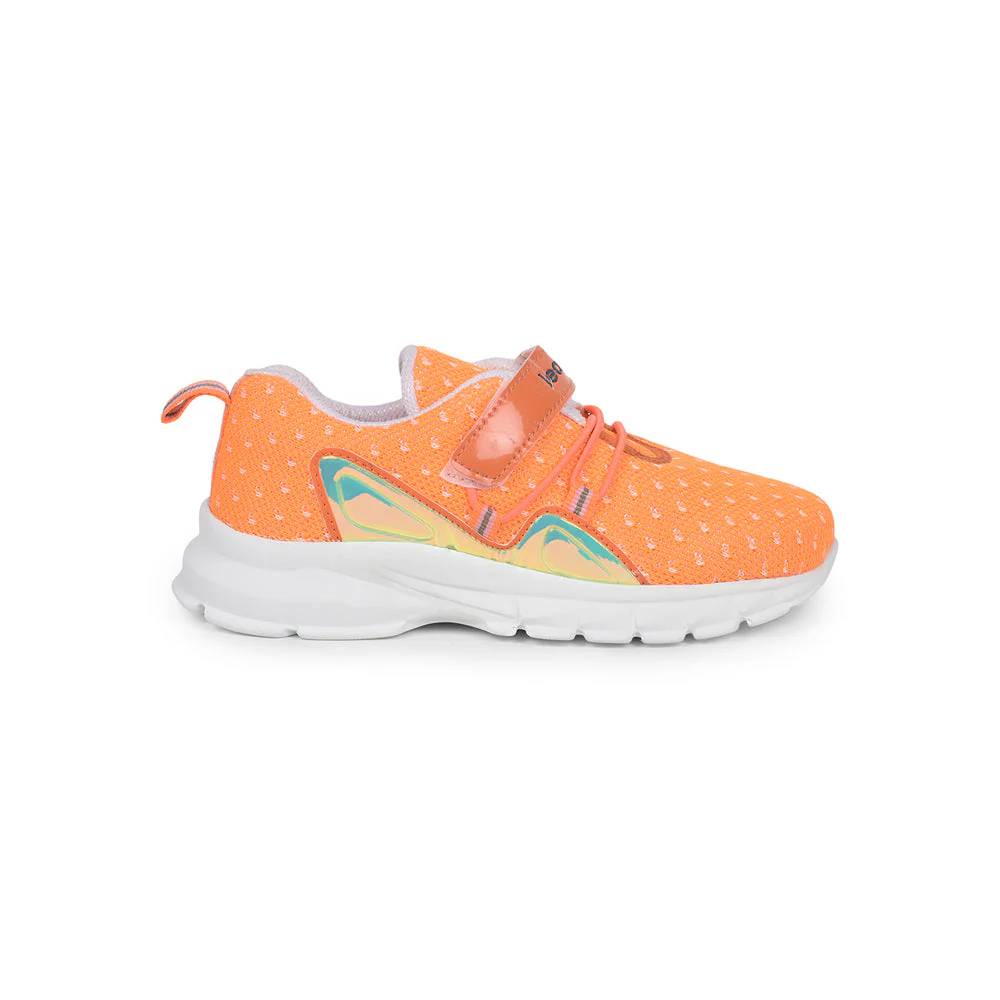 Leap7x Slip-on Athleisure Shoes For Kids (Orange) JEEVA-09 By Liberty - Image 2