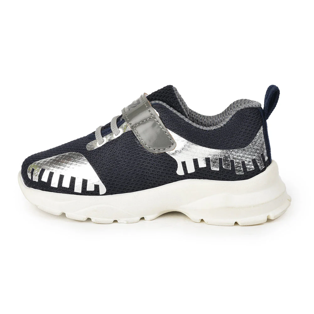 Leap7x Slip-on Casual Shoes For Kids (GREY) JEEVA-11 By Liberty - Image 3