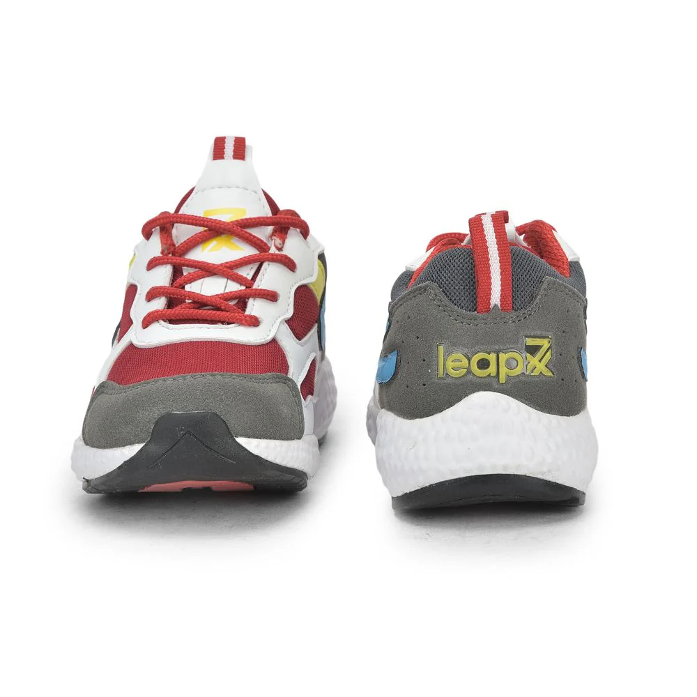 Leap7x Sports Lacing Shoe For Kids (Maroon) CARRY-03 By Liberty - Image 6