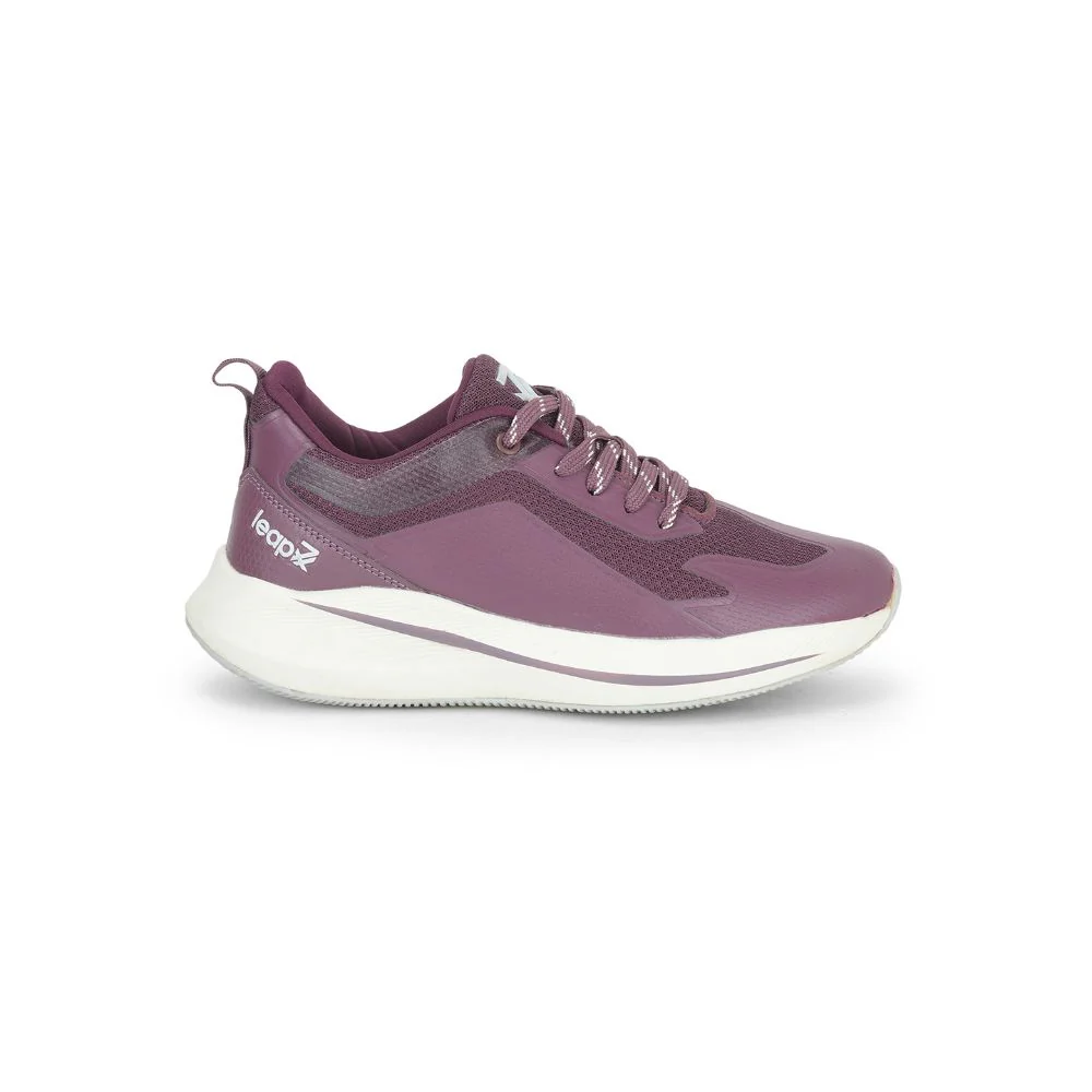 Leap7x Sports Lacing Shoe For Ladies (Purple) ISSABELL-3 By Liberty - Image 2