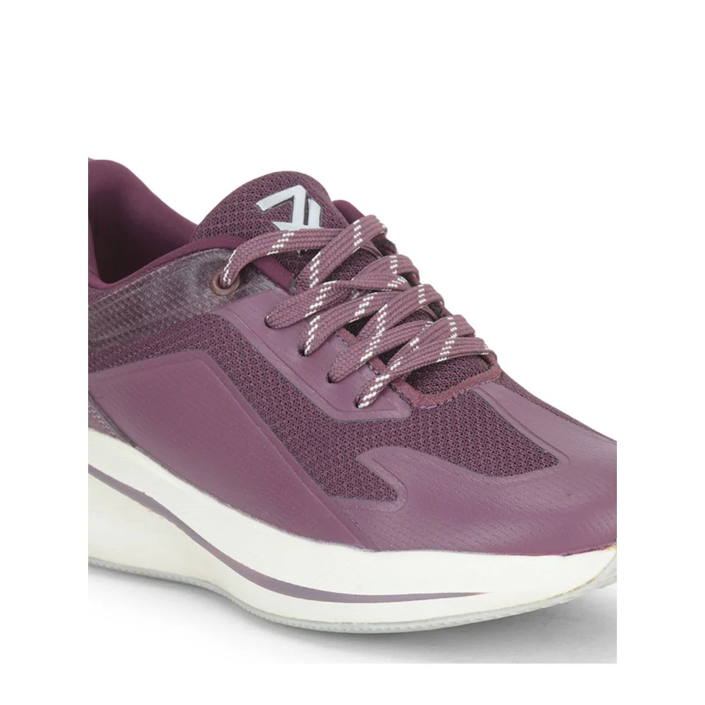 Leap7x Sports Lacing Shoe For Ladies (Purple) ISSABELL-3 By Liberty - Image 4