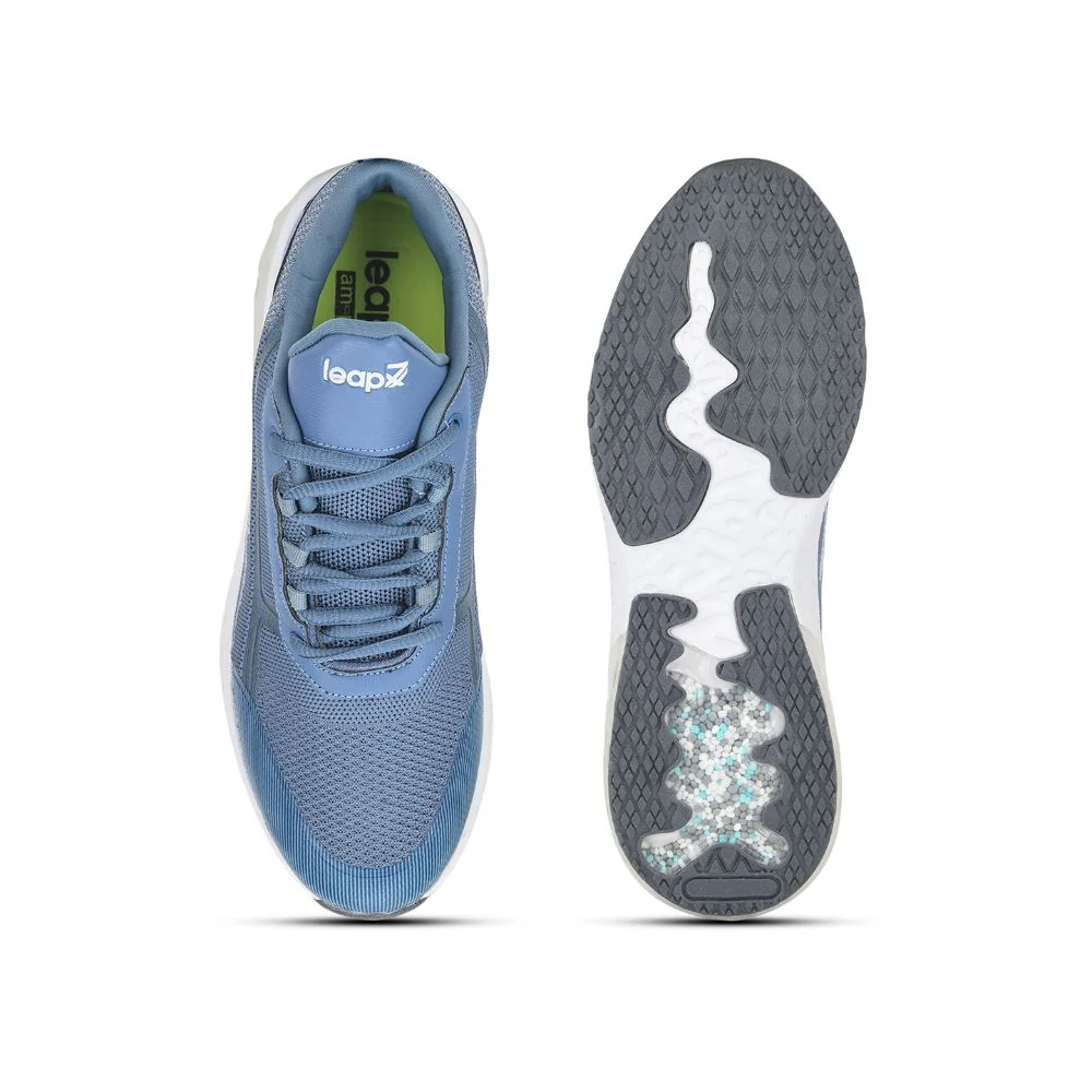 Leap7x Sports Lacing Shoe For Men (S.Blue) STRIKE By Liberty - Image 3