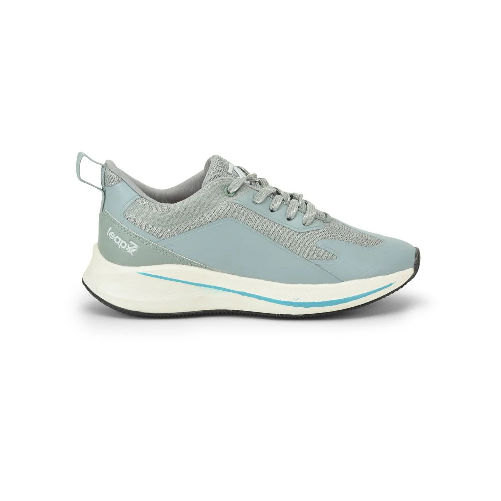 Leap7x Sports Lacing Shoes For Ladies (Green) ISSABELL-3 By Liberty - Image 2