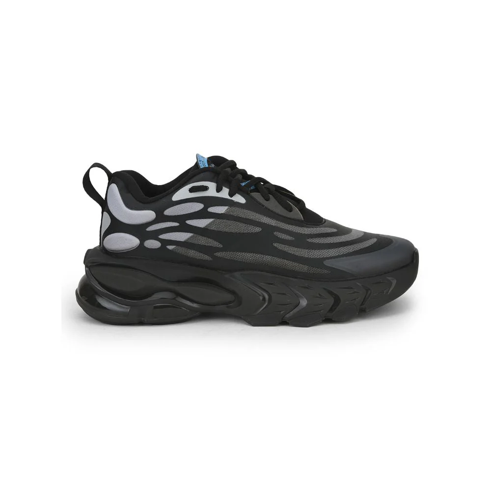 Leap7x Lacing Black Casual Shoes For Men FREEMAN By Liberty - Image 2