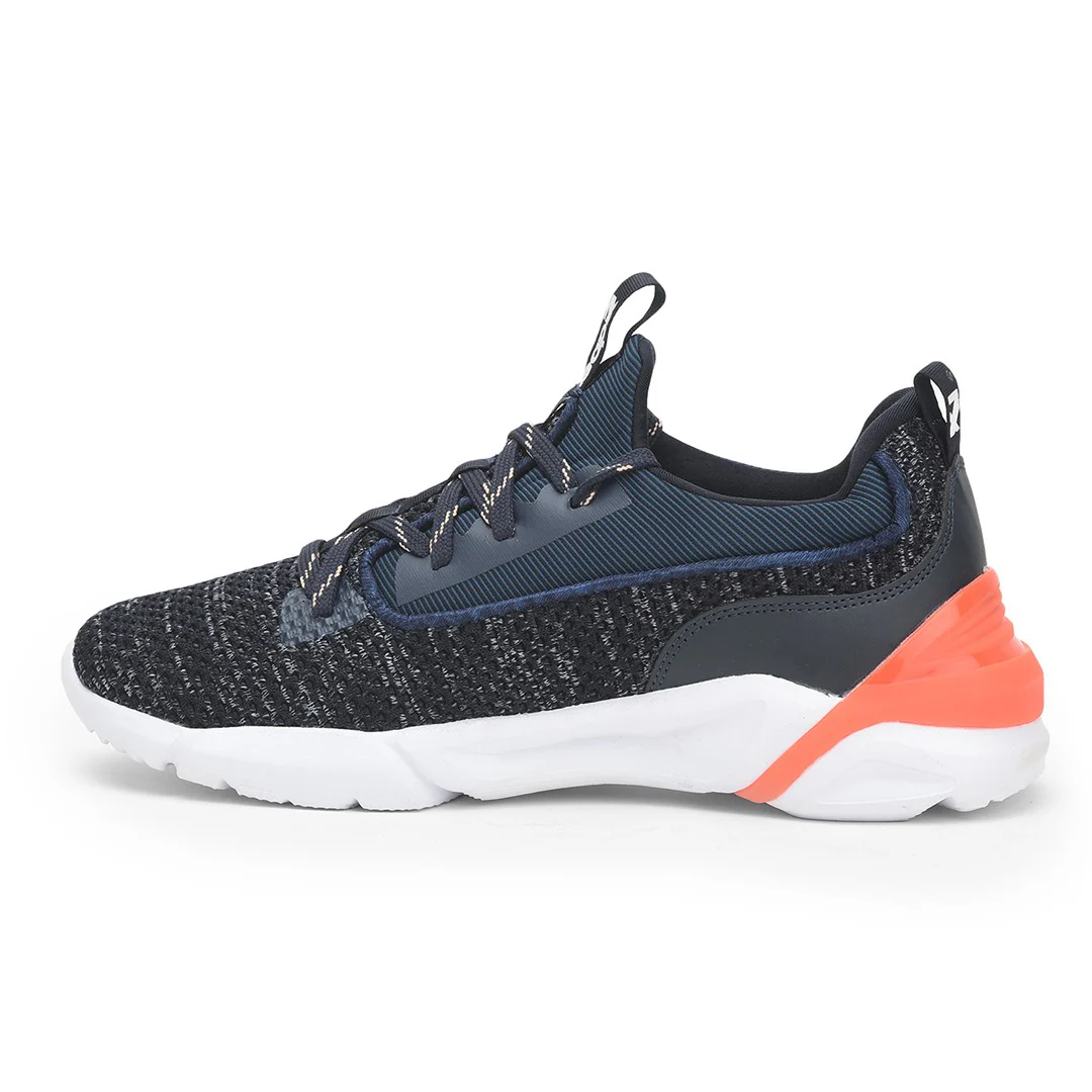 Leap7x Casual Navy Blue Lacing Shoes For Men BRISK-02E By Liberty - Image 3