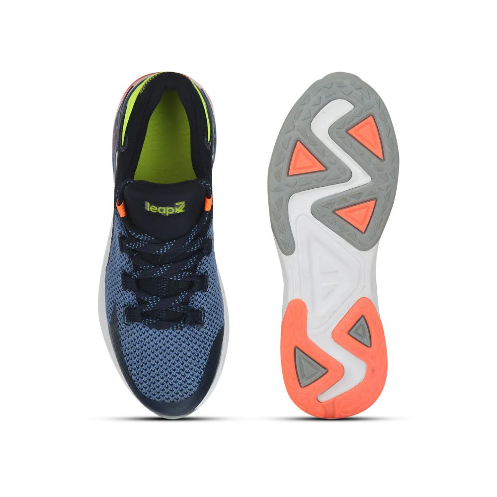 Leap7x Lacing Navy Blue Casual Shoes For Men SIGMA-1E By Liberty - Image 4