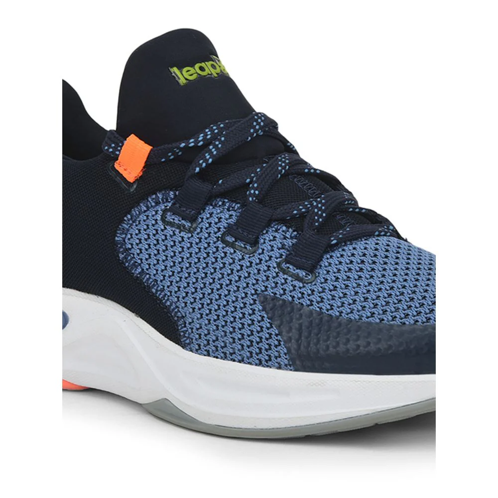 Leap7x Lacing Navy Blue Casual Shoes For Men SIGMA-1E By Liberty - Image 5