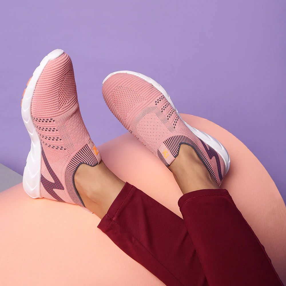 Leap7x Non Lacing Peach Casual Slip-on Shoes For Women LEWIS By Liberty - Image 6