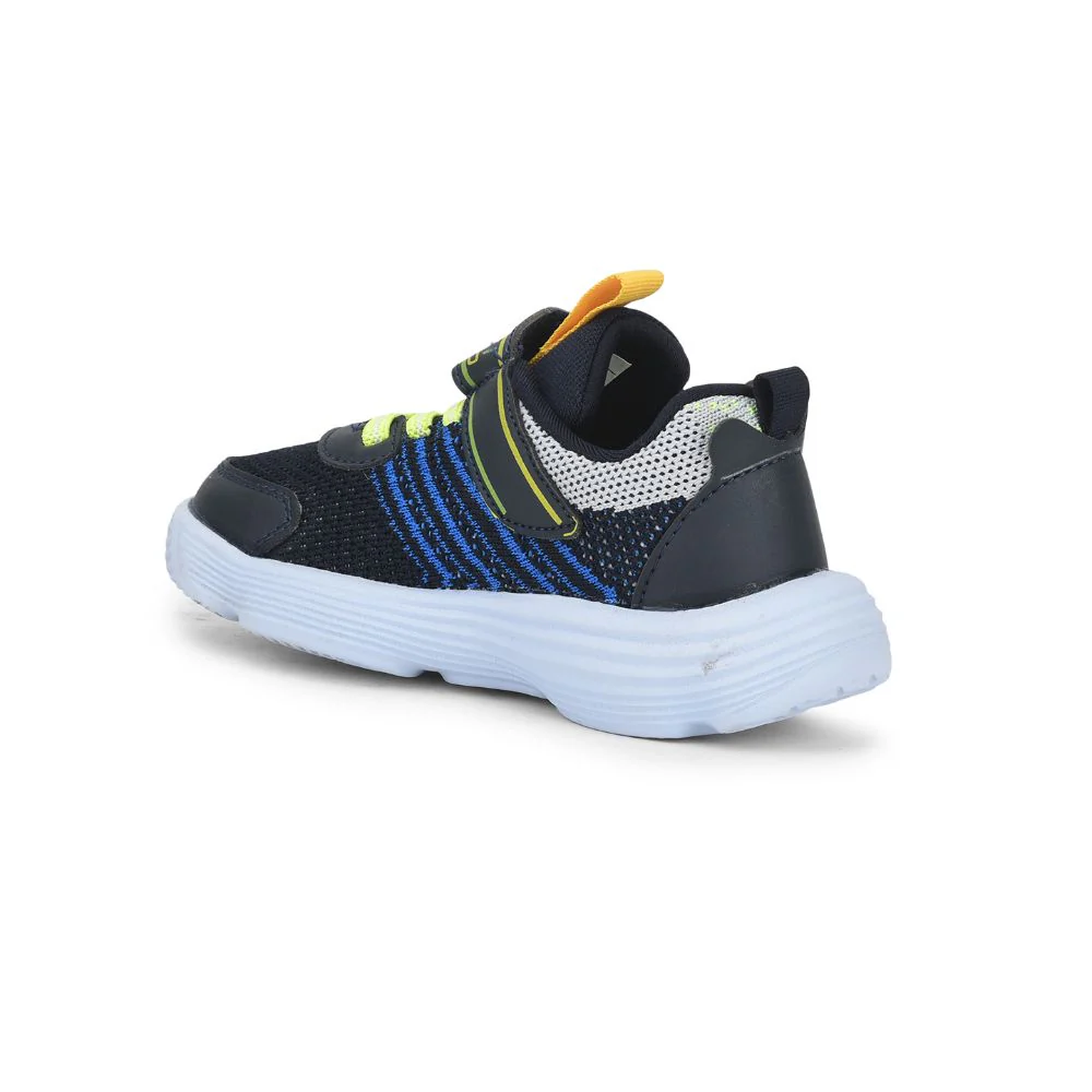 Leap7x Sports Non Lacing Shoes For Kids (N.Blue) RUSH-1 By Liberty - Image 4