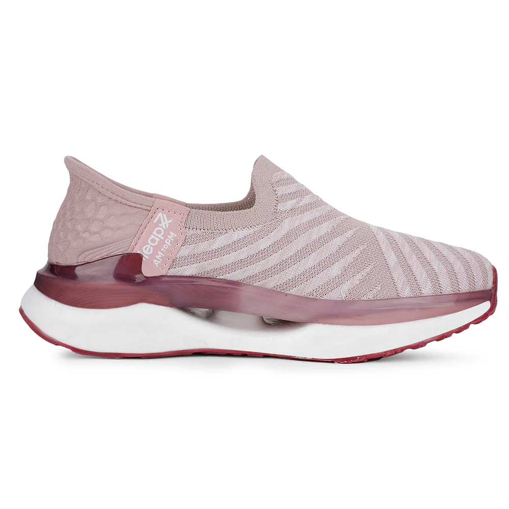 Leap7x Sports Peach Walking Shoes For Women CHELSY-2 By Liberty - Image 2