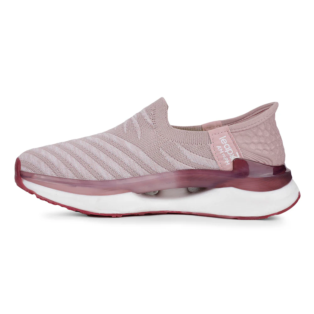 Leap7x Sports Peach Walking Shoes For Women CHELSY-2 By Liberty - Image 3