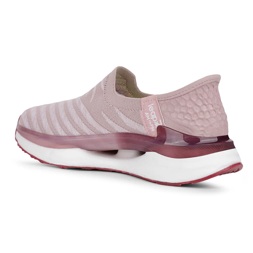 Leap7x Sports Peach Walking Shoes For Women CHELSY-2 By Liberty - Image 5