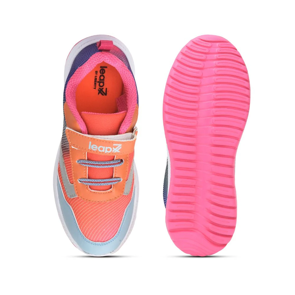 Leap7x Sports Shoes For Kids (Orange) Jamie-120M By Liberty - Image 3