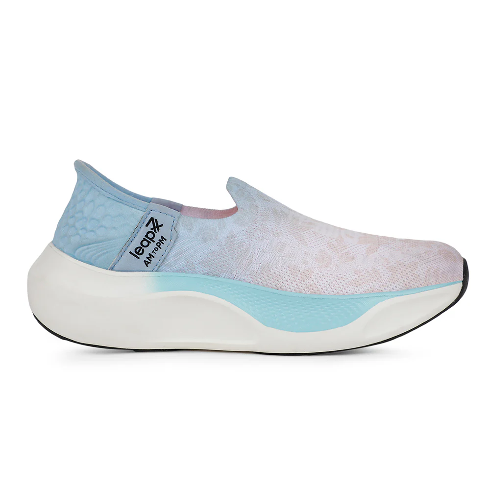 Leap7x Sports Sky Blue Walking Shoes For Women EAZYGO-5L By Liberty - Image 2