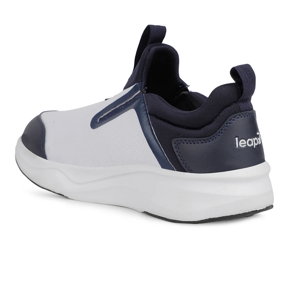 Leap7x Sports White Walking Shoes For Mens REACTIVE5E By Liberty - Image 4