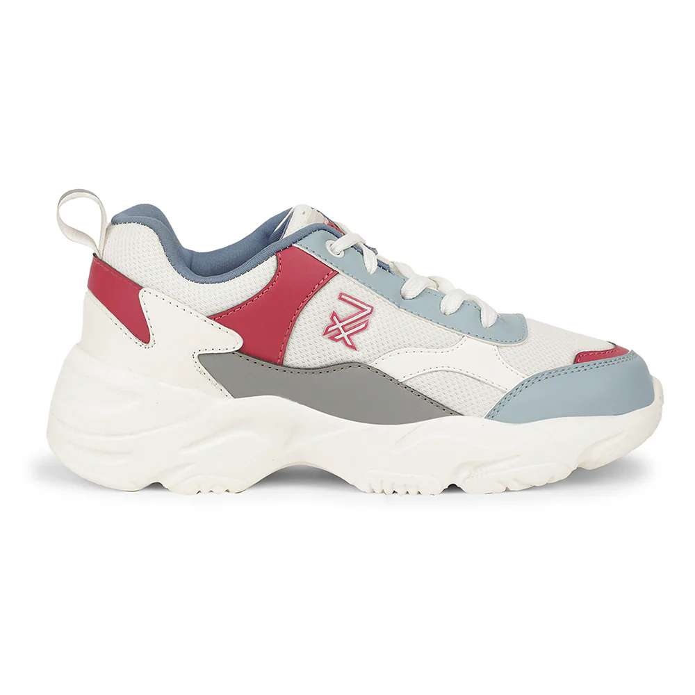 Leap7x Sports White Walking Shoes For Women ARIA By Liberty - Image 2