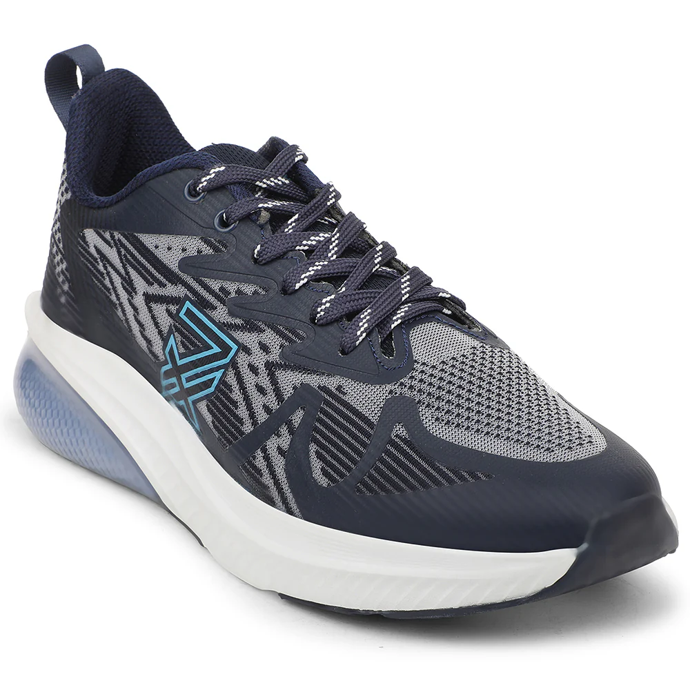 Leap7X SPOTTER-1 Blue Sports Lacing Running Shoes for Men by Liberty