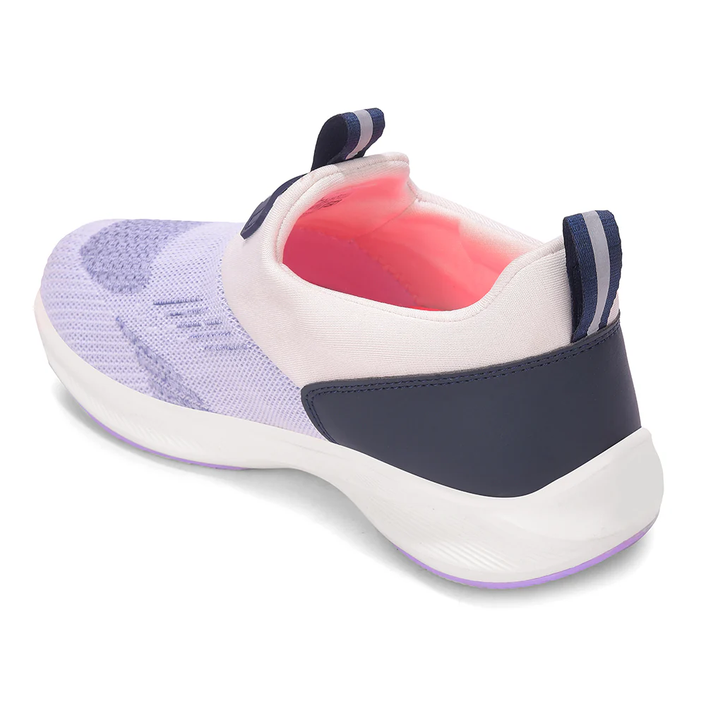 LEAP7X STARLINE-E Voilet Sports Non lacing Walking shoes for Women by Liberty - Image 4