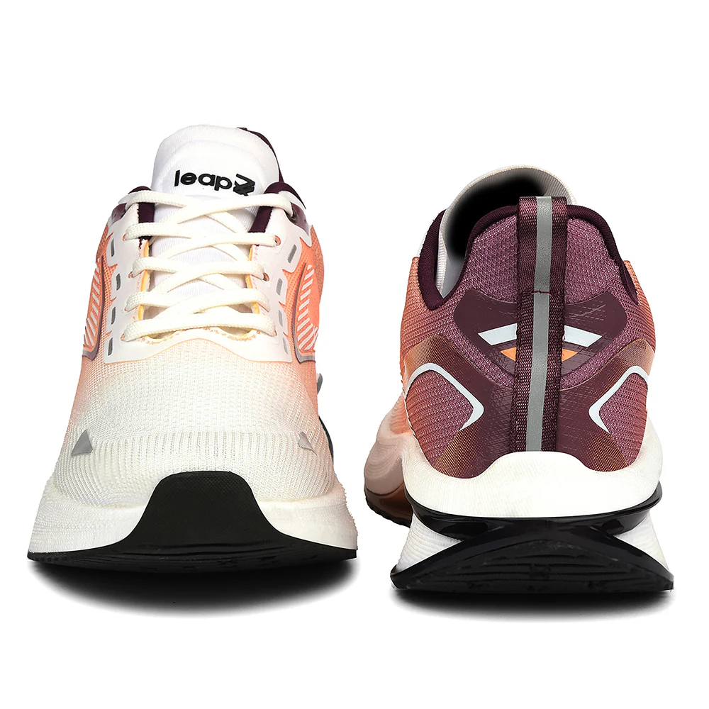 Leap7x Tan Sports Lacing Running Shoes For Men MOSCOW-6 By Liberty - Image 6