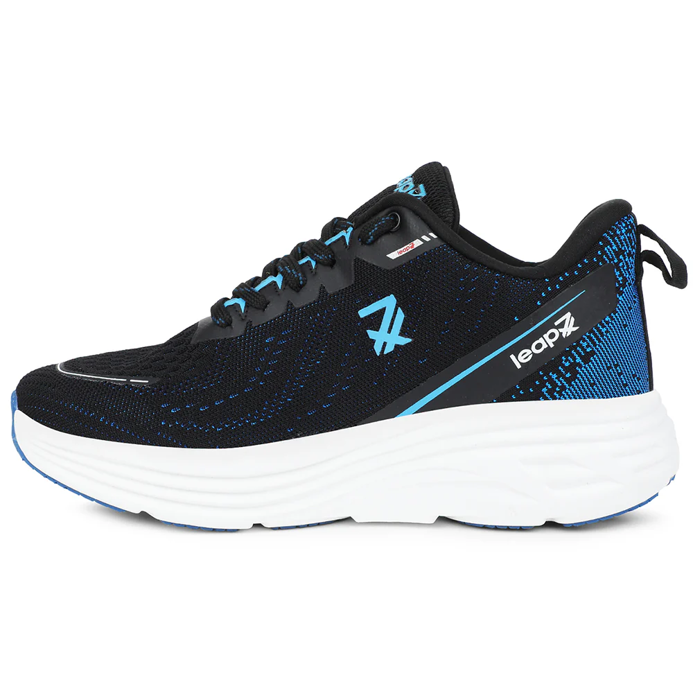 Leap7x Teal Blue Sports Running Shoes For Men GHD-41 By Liberty - Image 3