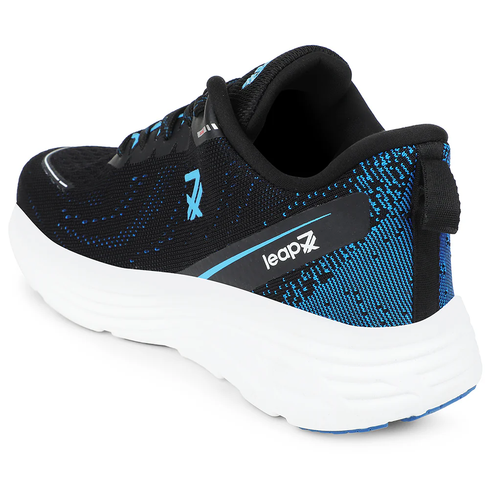 Leap7x Teal Blue Sports Running Shoes For Men GHD-41 By Liberty - Image 4