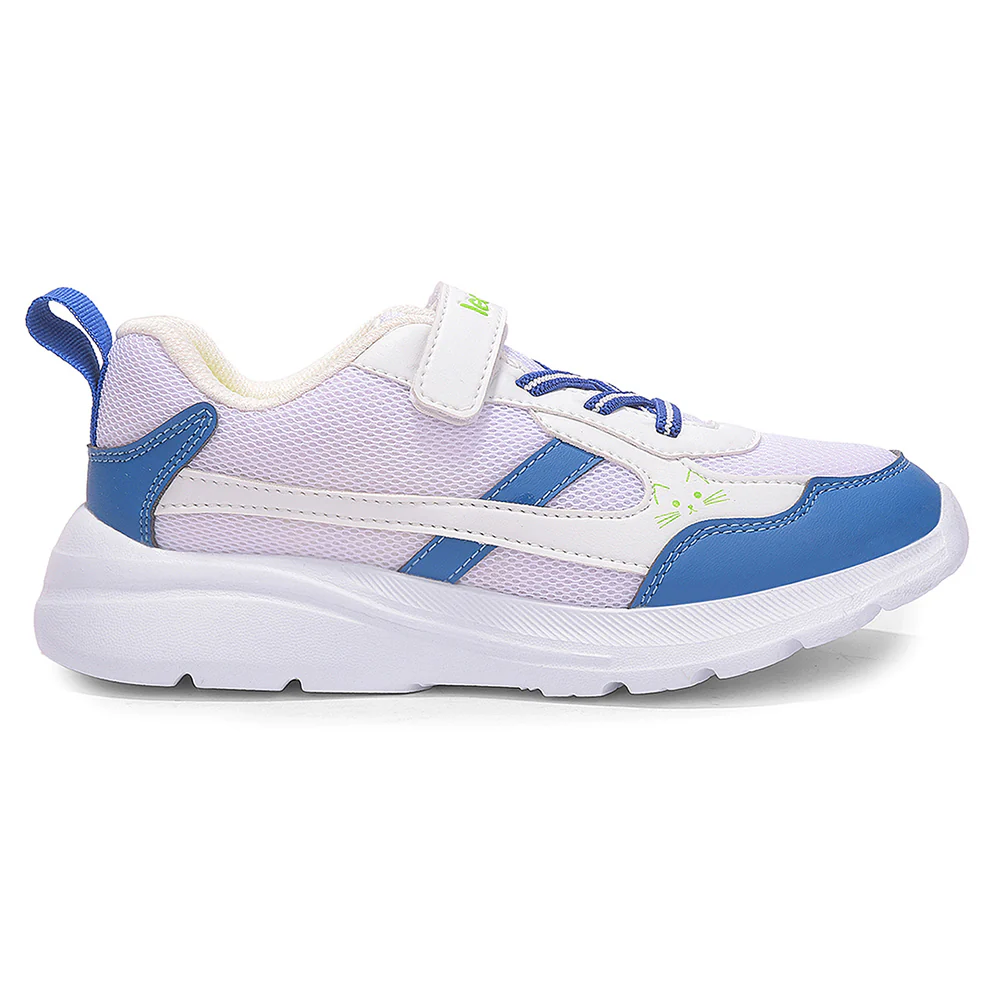 Leap7X TOTSTREND3 White Sports Non Lacing Walking Shoes for Kids by Liberty - Image 2