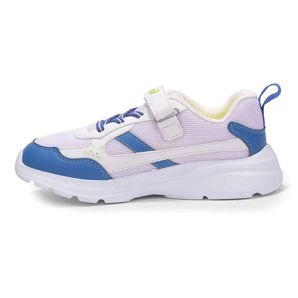 Leap7X TOTSTREND3 White Sports Non Lacing Walking Shoes for Kids by Liberty - Image 6