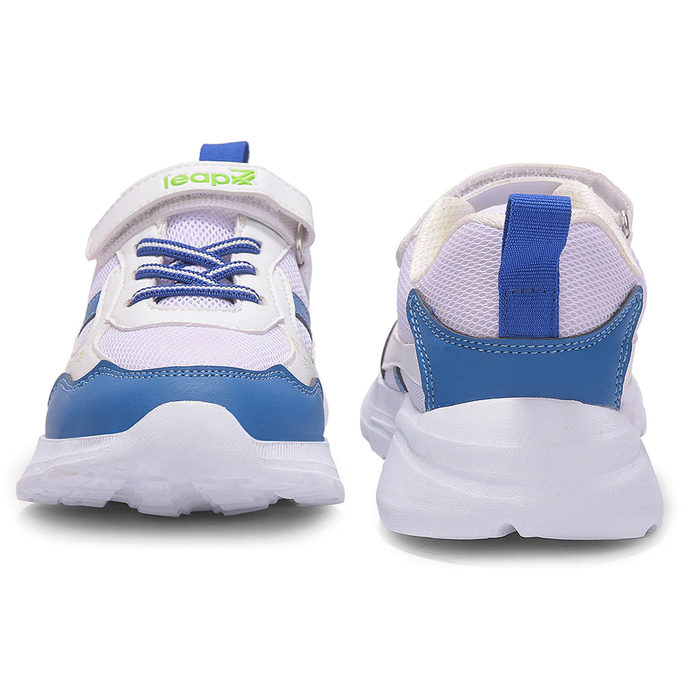 Leap7X TOTSTREND3 White Sports Non Lacing Walking Shoes for Kids by Liberty - Image 7