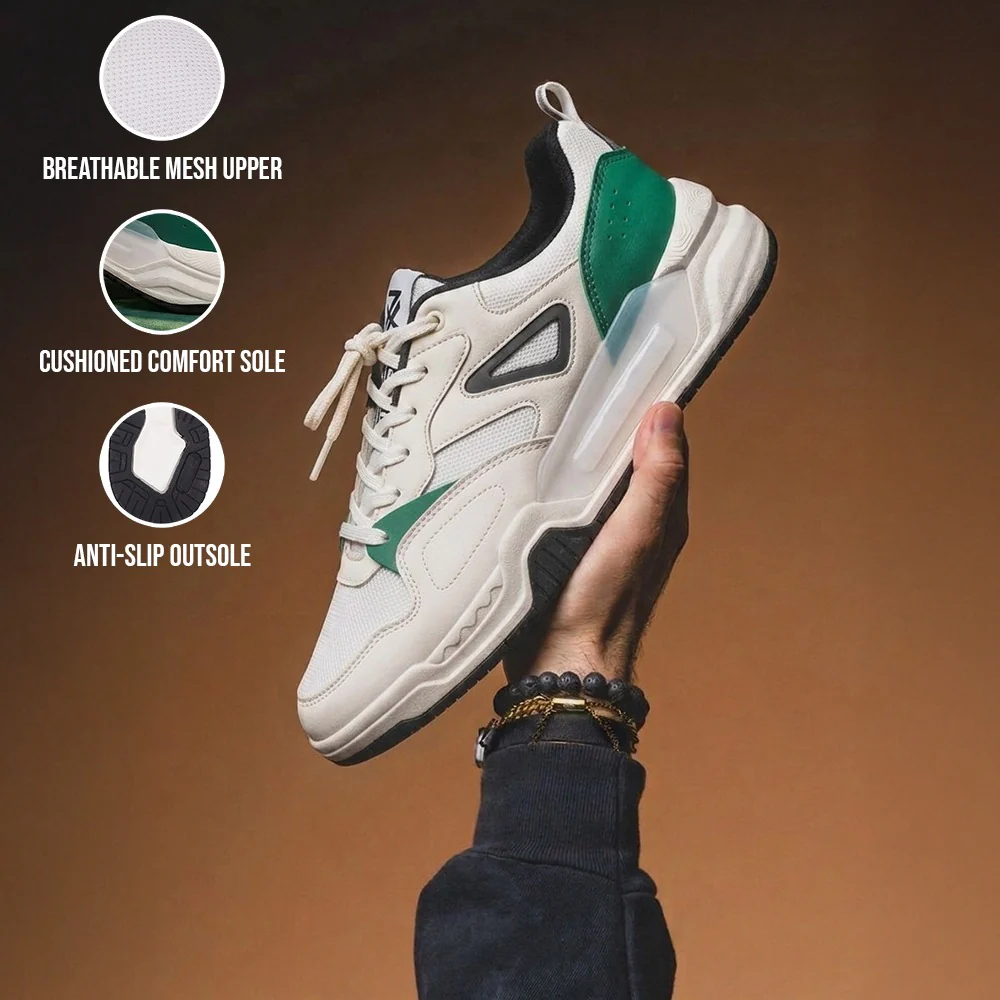 LEAP7X White Casual Lacing Sneakers for Men LORDSTEP-E By Liberty - Image 3