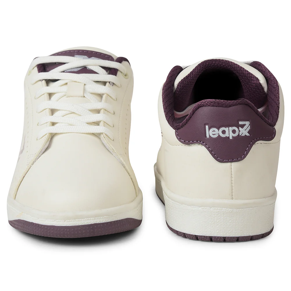 Leap7x White Casual Lacing Sneakers For Women ALLURE-1 By Liberty - Image 6