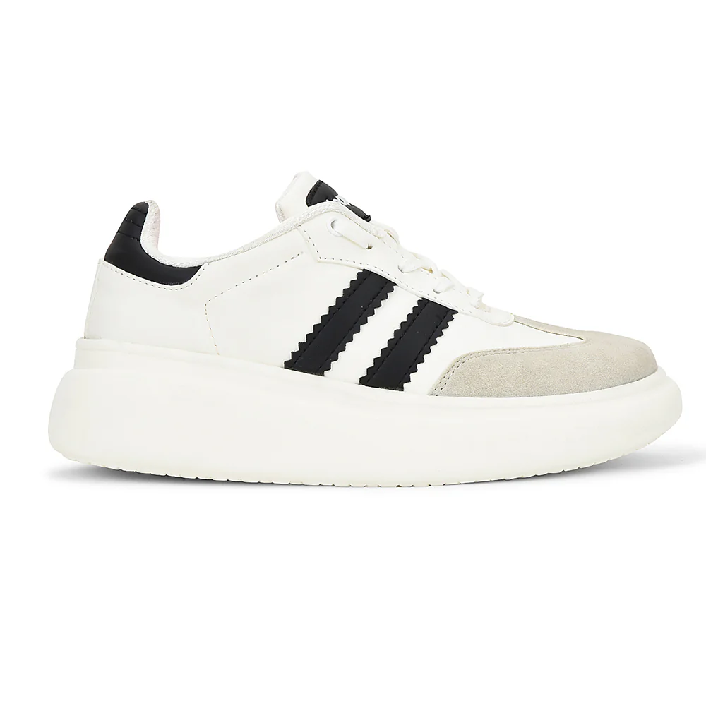 Leap7x White Casual Sneakers For Women BELEXI-1E By Liberty - Image 2