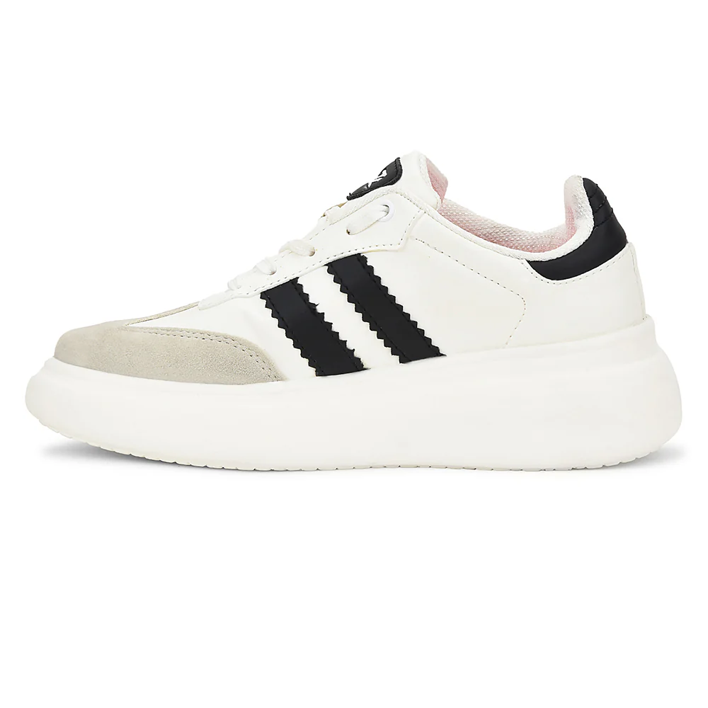 Leap7x White Casual Sneakers For Women BELEXI-1E By Liberty - Image 3