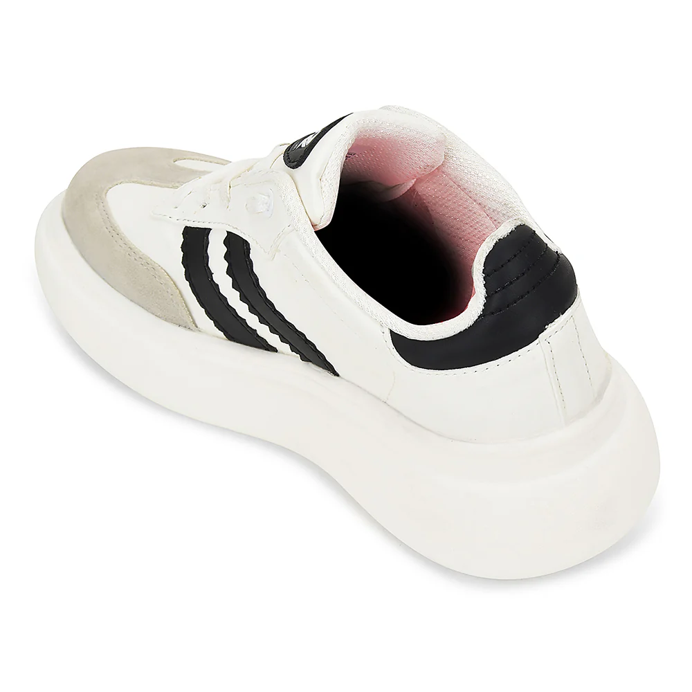 Leap7x White Casual Sneakers For Women BELEXI-1E By Liberty - Image 6