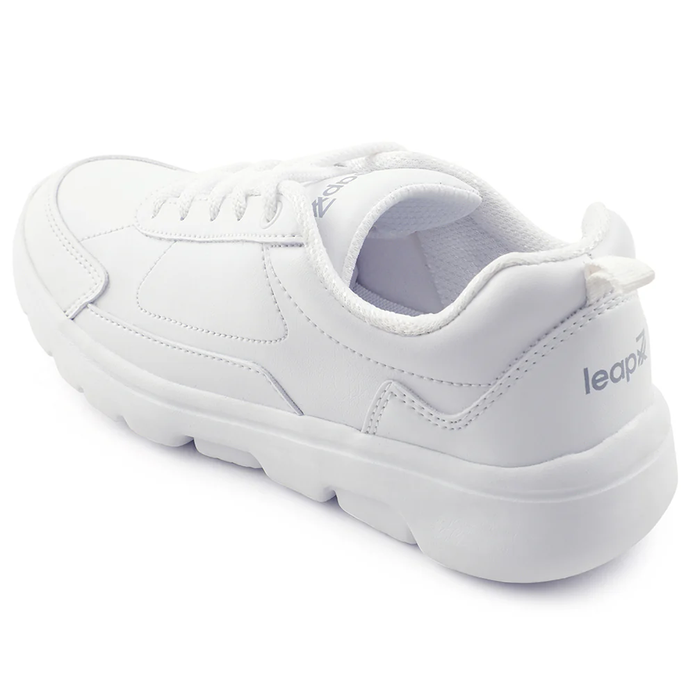 Leap7x White Lacing Uniform School Shoes For Kids SCHLSTAR-L By Liberty - Image 8