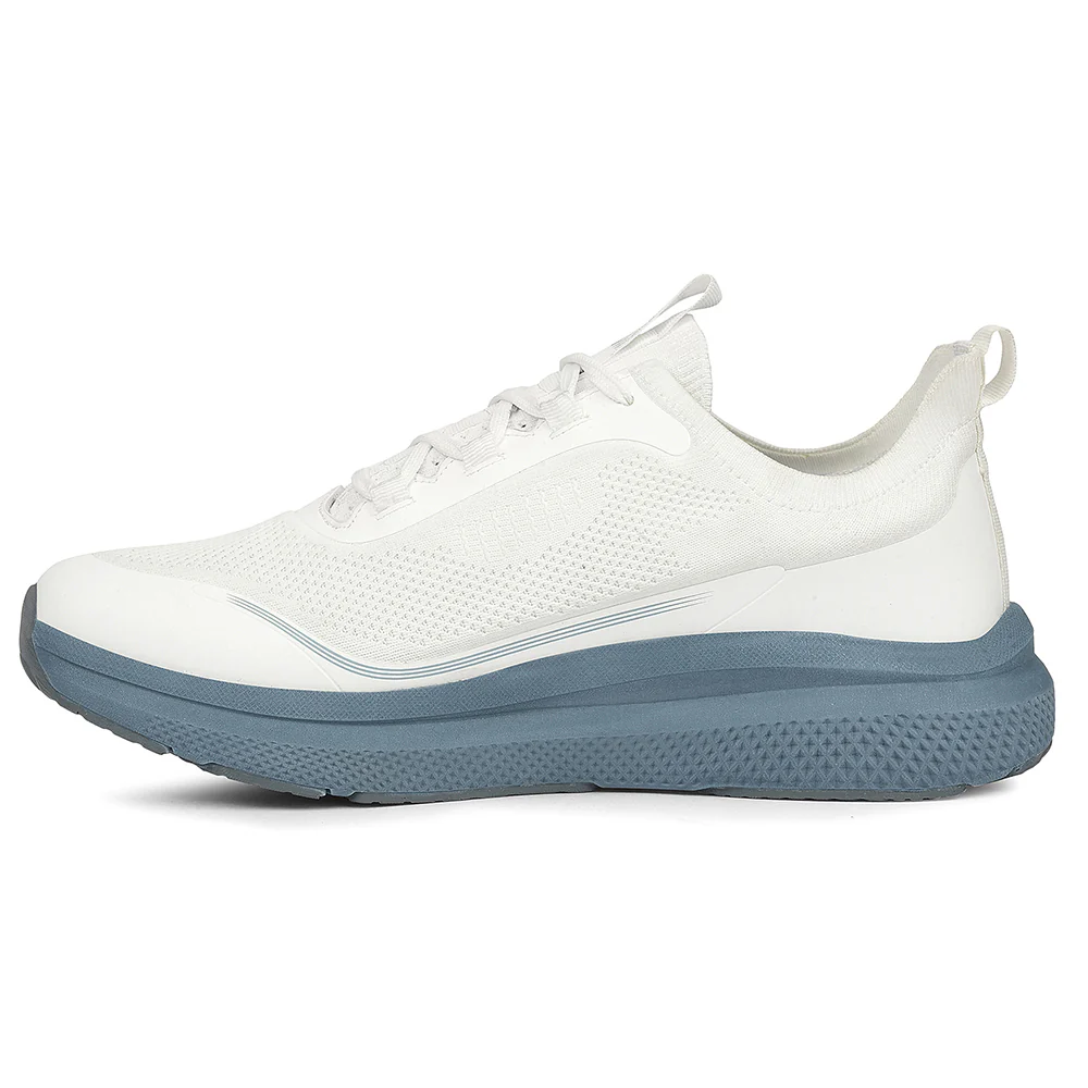 Leap7x White Sports Lacing Running Shoes For Men AUSTRIA-1 By Liberty - Image 3