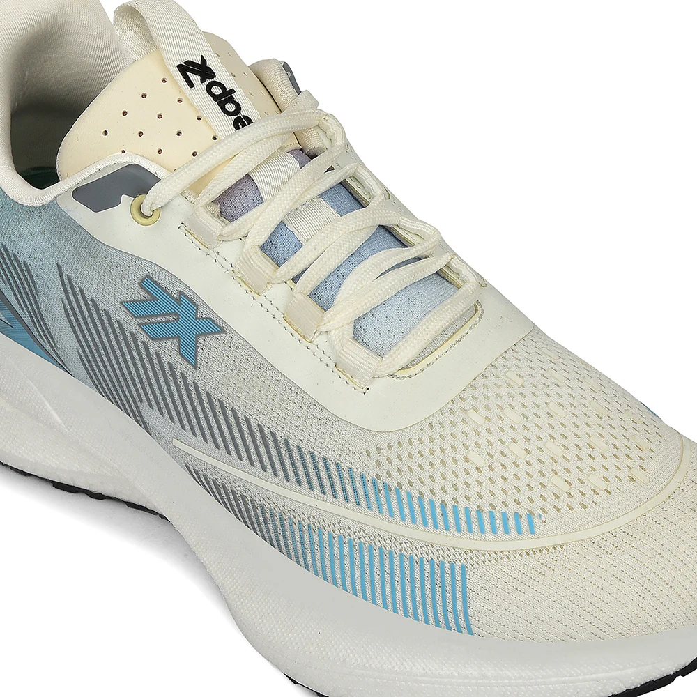 Leap7x White Sports Lacing Running Shoes For Men EXCTOR-1 By Liberty - Image 4