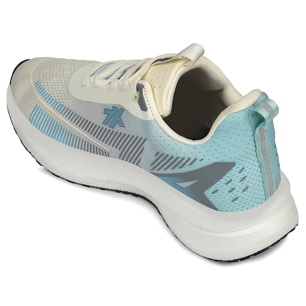 Leap7x White Sports Lacing Running Shoes For Men EXCTOR-1 By Liberty - Image 5