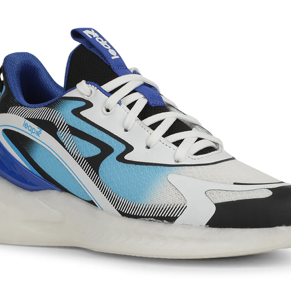 Leap7x White Sports Walking Shoes For Men HUNKES-1E By Liberty - Image 5
