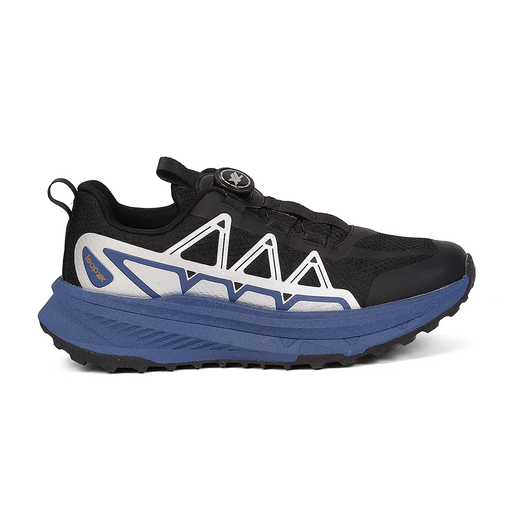 Leap7X ZQ-WFMN-44 Men's Black Slip-On Sports Shoes - TWIST & GO with Ortholite Insole - Image 2