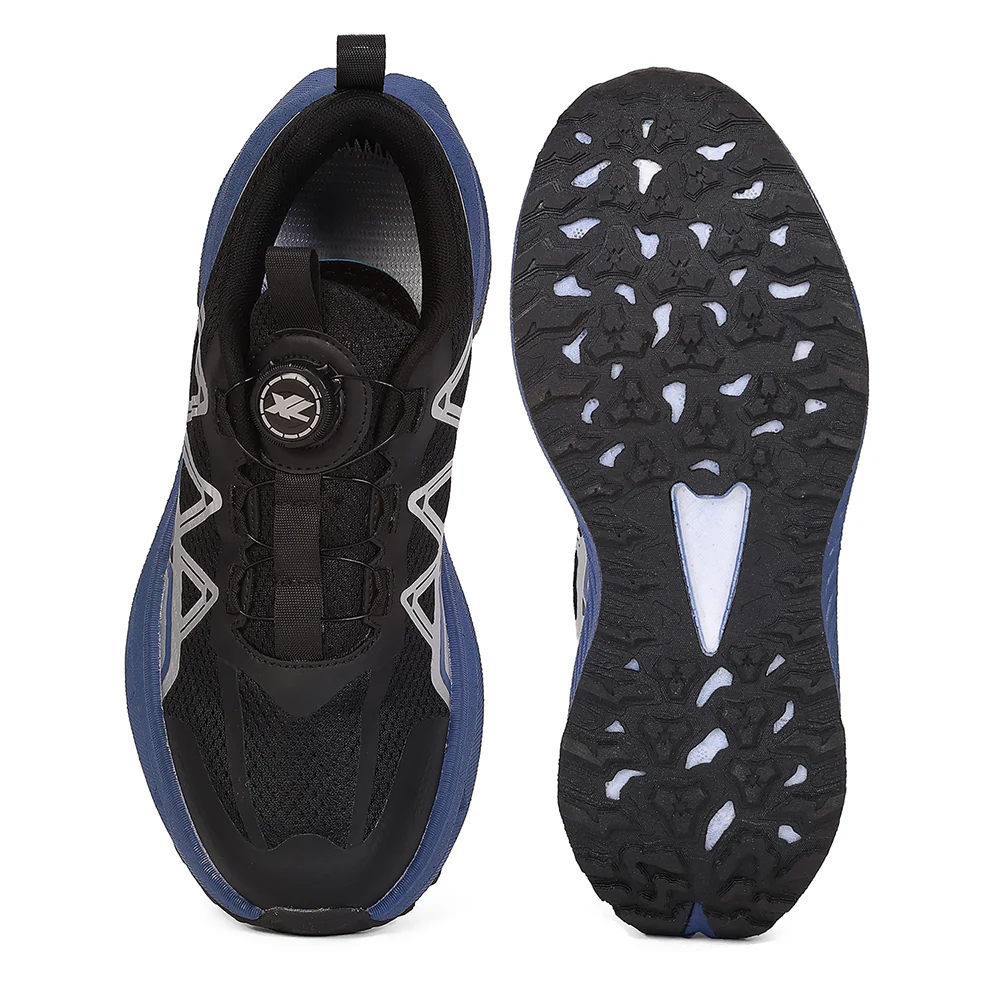 Leap7X ZQ-WFMN-44 Men's Black Slip-On Sports Shoes - TWIST & GO with Ortholite Insole - Image 4