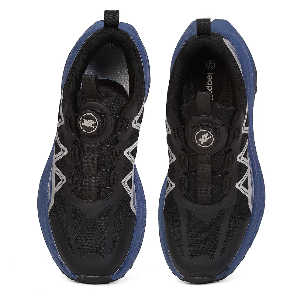 Leap7X ZQ-WFMN-44 Men's Black Slip-On Sports Shoes - TWIST & GO with Ortholite Insole - Image 7