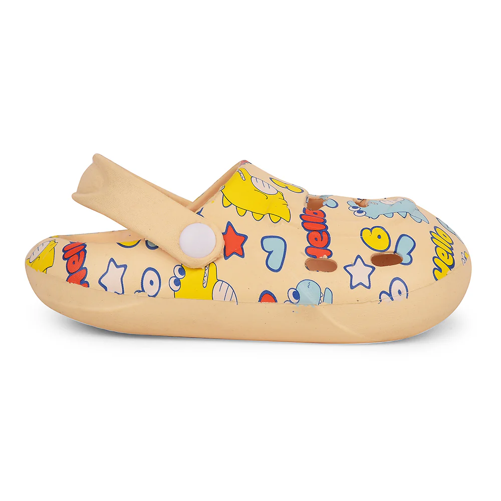 Lucy & Luke Beige Casual Clogs For Kids SANDWALK By Liberty - Image 2