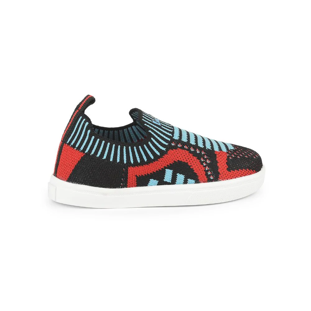 Lucy & Luke (Black) Casual Non Lacing Shoes For Kids MINT-5 By Liberty - Image 2