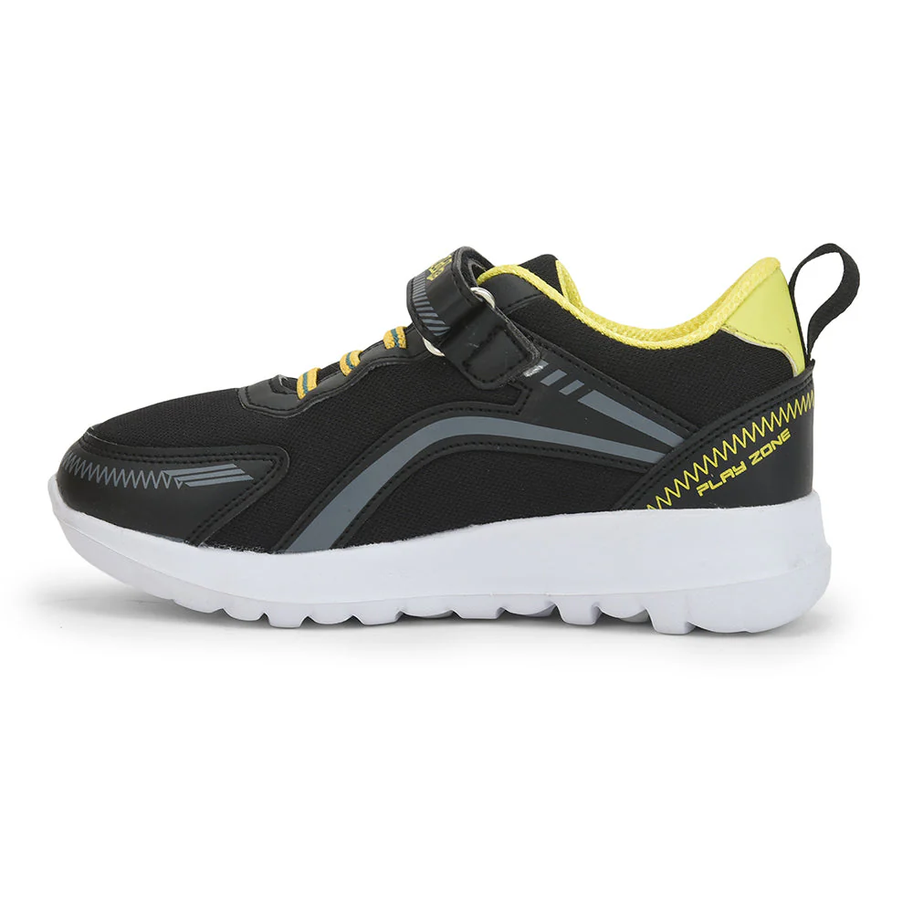 Lucy & Luke (Black) Casual Non Lacing Shoes For Kids ZEAL By Liberty - Image 3