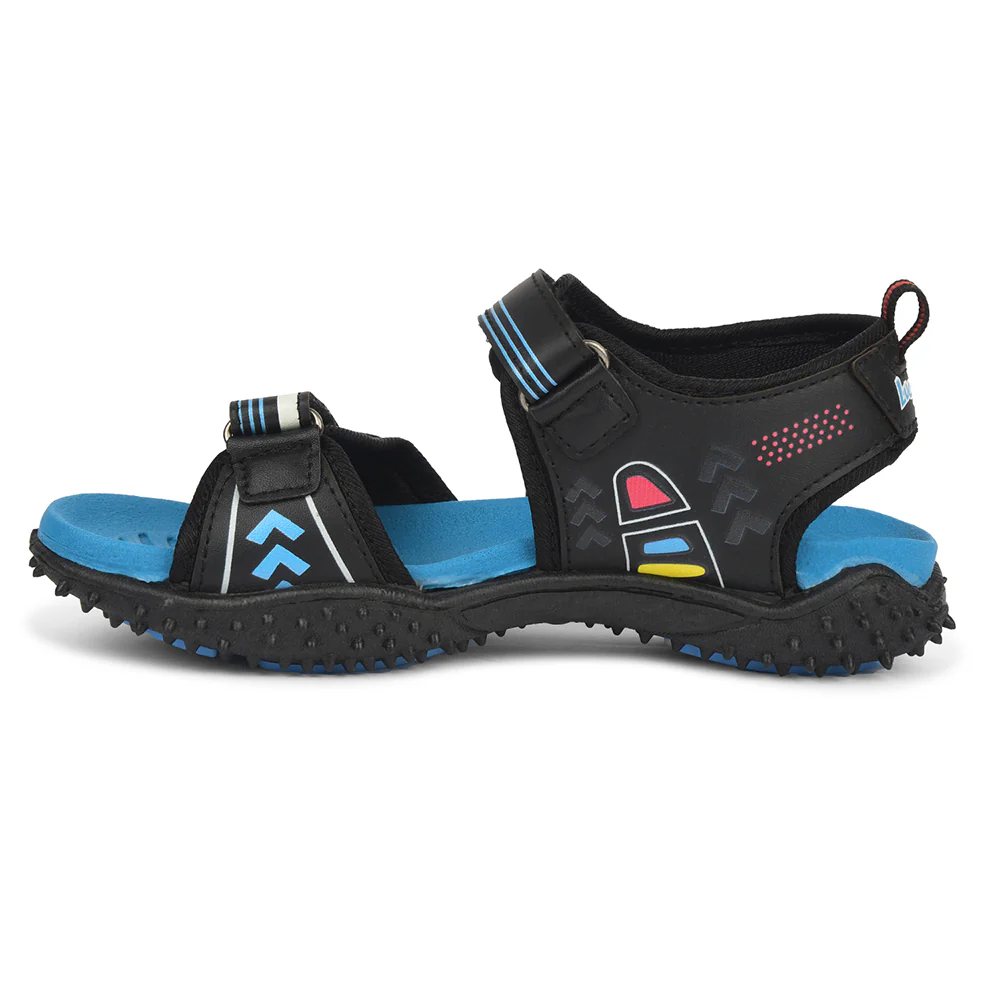 Lucy & Luke Black Casual Sandal For Kids ASPIRE-50 By Liberty - Image 3